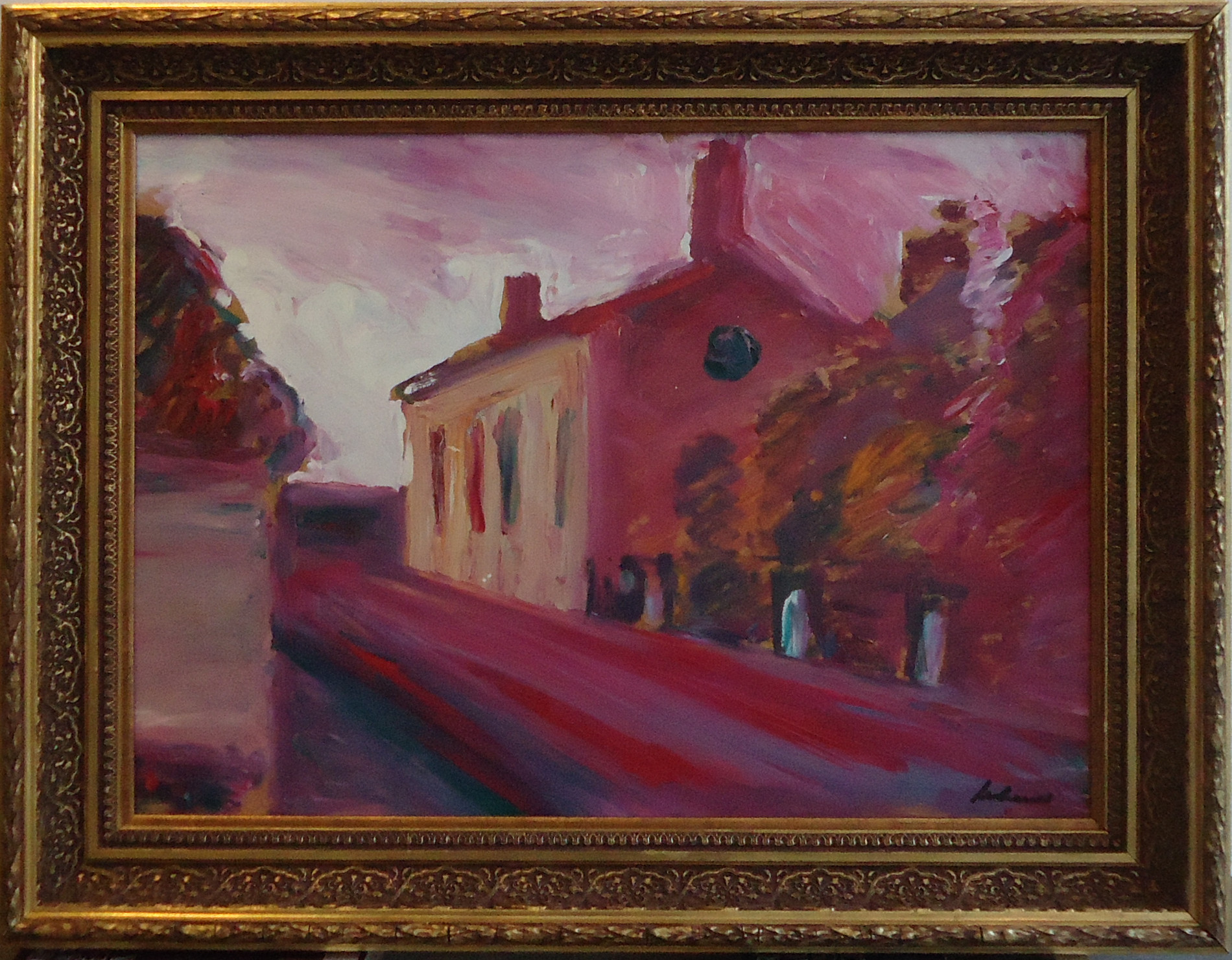 oil paintings for sale today -   Synagogue in Siófok 