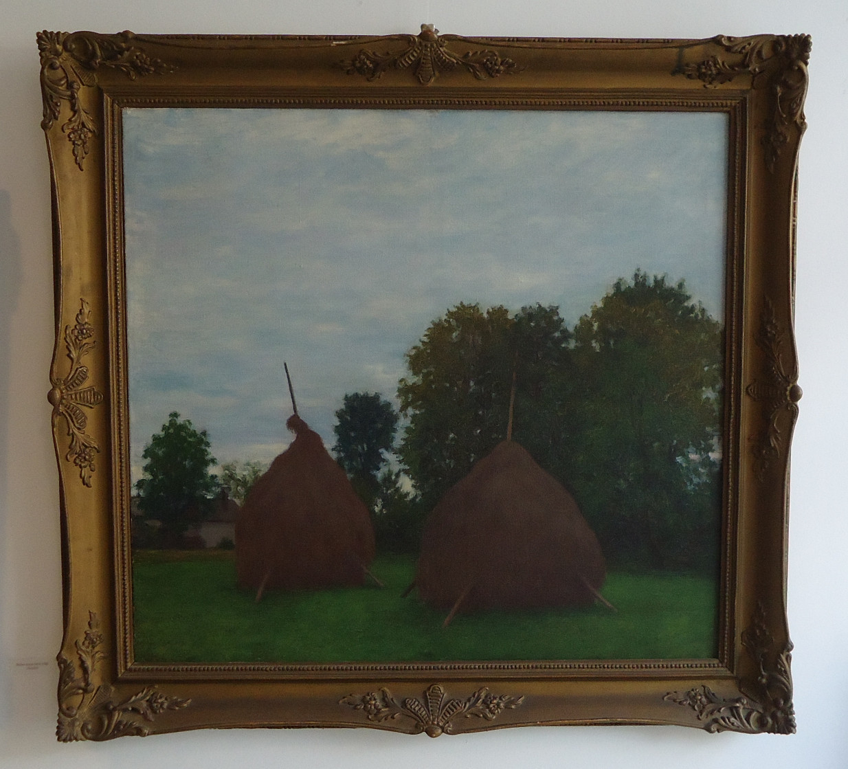 oil paintings for sale today - haystacks